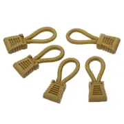 Zipper Pulls Replacement 20pcs Extension Cord Handle Fix Tag Extender Khaki