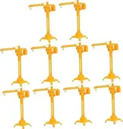 NOLITOY 10PCS Manual Lift Construction Vehicle for Indoor Enhances Coordination Problem Solving Skills for Educational Fun