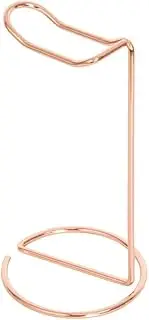 1pcs Simple Headphone Stand ，Generic Desktop Headset Holder ，Modern Hanger Gaming Earphone Holder， Headset Accessories，Headset Hangers ，Headphone Rack， Stand for Desk Display Ear Iron， Rose Gold (Rose Gold)