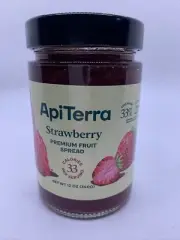 Api Terra Strawberry Jam Premium Fruit Spread 12 Oz B/b 07/12/2026