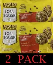 2x Nestle Toll House Semi Sweet MINI Morsels Baking Chocolate Chips 20 oz 2 PACK