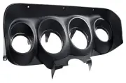 Black Instrument Cluster Bezel W/Camera Case Finish For 1970 Mustang (for: Ford)