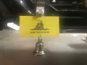 Don't Tread On Me Flag Bell Hanger / Mount Motorcycle Harley Bolt & Ring
