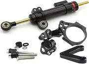 Fiber Carbon Steering Damper Stabilizer Motorcycle Dampers Mount Bracket Support Kit Accessories for D&ucati 848 1098 1198 EVO