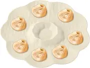 Flower Shaped Dipping Bowl,Flower Dipping Seasoning Plates - Flower Shape Appetizer Plates Dipping Bowls for Cafe, Family Gathering, Restaurant