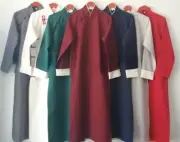 Chinese Kung Fu Wing Chun IP Man Robe Taichi Uniform Wushu Suit Cotton Cheongsam