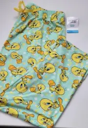 Plus TWEETY BUBBLE TOSS KNIT Sleep Pants 3X Woman's
