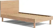 Koala Balmain King Single Bed Frame, Compact and Sturdy Bed Base with Under Bed Storage, Easy Assembly Bedroom Furniture, Warm Ash