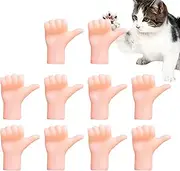 Tiny Hand for Fingers | 10X Miniature Finger Puppets for Cats,Party Favors, Funny Gag Toy for Comedy Show Prank Performance Birthday Celebration