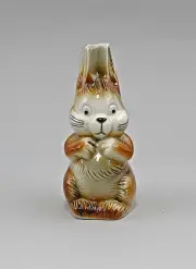 9942629 Porcelain Figurine Rabbit " Gunther " Wagner & Apel H12cm