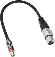 EMSea RCA Female to XLR 3-Pin Female Converter Adapter Cable 30CM for Mixer Amplifier Recording Equipment Pro Audio Microphones