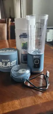 Ninja Blast Portable Blender, 18oz. BPA Free -Dark Gray - New With Box