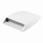 White Car Decor Air Flow Intake Scoop Bonnet Vent Sticker Cover Hood