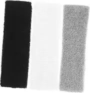 [BESPORTBLE] 6Pcs Soft Sweat Bands for Women Breathable Elastic Headbands for Yoga Running and Fitness Lightweight and Durable Hair Accessories and Grey