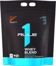 Rule1 R1 Whey Blend 10.04 Lb, Chocolate Fudge (132 Servings)