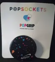 Popsocket - Multi-color Paint Splatter with Black Background