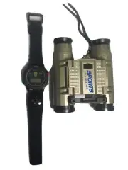 New Sports Adventure Kit Binoculars All Weather & Watch W/ Compass Etc Kids 5 ⬆️