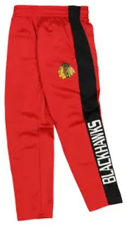 Outerstuff NHL Youth Boys (8-20) Chicago Blackhawks Slim Fit Performance Pant
