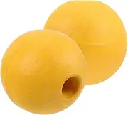 Generic 2pcs Float Ball Float Buoy Floats Swim Line Floats Boat Float Automatic Fishing Buoy Pool Buoy Rope Floats Mark Buoy Fishing Marker Buoys Anchor Buoy Buoys for Boat Foam Yellow