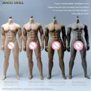 JIAOU DOLL JOK-12 1/6 Super Strong Male Action Figure Body Detachable Foot 12"