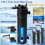 Aquarium Submersible UV Light Sterilizer Pond Fish Tank Germicidal Clean Lamp A+