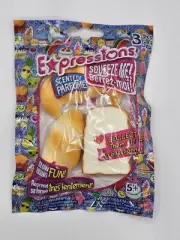 Soft Squishy Toy Scented Slow Rise Bread Set W/Heart 4 in. Almar Toys