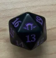 Modern Horizons 3 Purple Spindown Life Counter Dice MTG