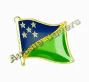 SOLOMON ISLANDS FLAG LAPEL PIN / BADGE/ BROOCH