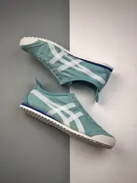 在飛比找Yahoo!奇摩拍賣優惠-Onitsuka Tiger 鬼冢虎 無鞋帶帆布鞋