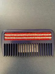 Roma Bling Mane Comb Navy/Red/Silver 10.5cm