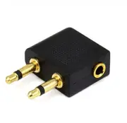 Airplane Headphone 3.5mm Right Angle Adapter