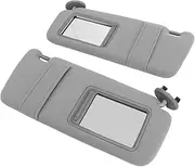 Gray Sun Visor Car Plastic Sunshade with Mirror 74320 06800 B0 for 2007-2011 LHD