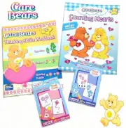 CARE BEARS ~ALPHABET, NUMBERS, COUNTING & THINKING~ WORKBOOKS & FLASHCARDS