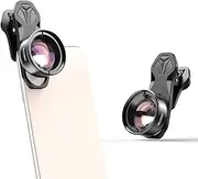 Apl-Hb100Mm Universal Phone Ro Lens 4K Hd Phone Camera Lens No Disto On Blurry Background Compatible with 11/Xs/Xs Max/Xr/X/8/8 Plus Black