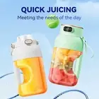 Multifunctional Portable Juicer Cup with Digital Display 1200ML Blender