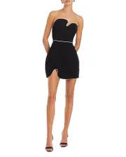 Amanda Uprichard Strapless Puzzle Dress