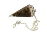Orgone Tigers Eye Faceted Pendulum