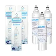 3 Pack Replacement Water Filter Cartridge for LG ADQ73613401 ADQ73613402 GF-5D712BSL GF-5D906SL GF-5L712PL GF-AD701BSL LT800P LT-800P Refrigerator