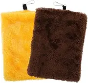 Happyyami 2Pcs Hamster Sleeping Bags Portable Warm Rest Bags for Pets Soft Hammocks for Winter Use for Hamsters Squirrels and Other Animals