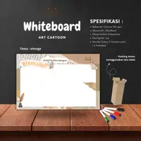 在飛比找蝦皮購物優惠-白板藝術紙盒藝術板 A3 光面黑板免費記號筆