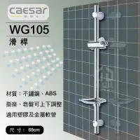 在飛比找Yahoo!奇摩拍賣優惠-含稅 凱撒 CASER WG105 不鏽鋼滑桿 浴室淋浴柱 