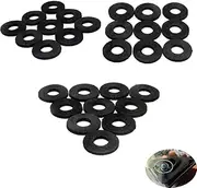 100 Pack Seal Ring Sponge Pad Foam Gasket Sound Insulation Spacer Shockproof Washer for Car Door Trim Panel Retainer Clips Buckle Bumper Fastener