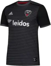Adidas Men’s Climalite DC United Leidos Jersey, Black, Sz. L