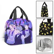 c526 Twisted-Wonderland Children Lunch Bags Kids School Insulated Lunch Bag Portable Cooler Tote Food tbd526