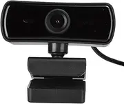 360‑Degree Rotation USB Webcam 2560 X 1440 Resolution PC Camera Remote Work for Network Teaching Video Conference Live Network (Black)