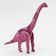 Crafty Bitz Dinosaur Dyi Mini 3D Puzzle, Pink