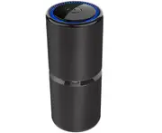Portable Car Air Purifier Negative Ion Pm2.5 Formaldehyde Odor Smell Car Purifier Odor Allergies Eliminator-Black