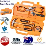 Kids Tool Box Kit Real Tool Kit 10 Piece Tools Christmas Gift Truck Set Tool box