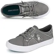 [JENN ARDOR] Women Sneakers Canvas Shoes for Women Slip On Sneakers Low Top Causal Women Shoes
