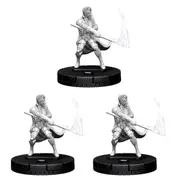 3PK X-Men Comics Unpainted Gambit Mini RPG Figure Miniature Statue 14y+